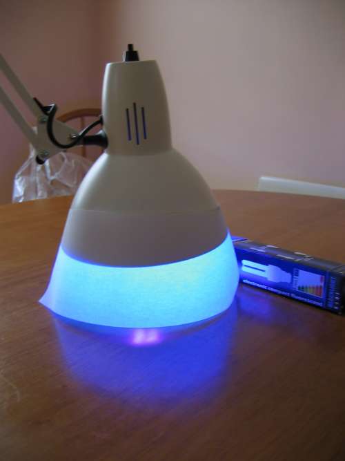 Anglepoise UV lamp